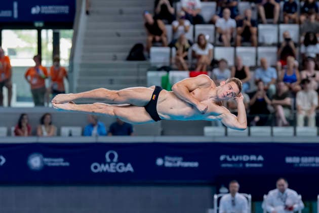 France, Paris, Centre Aquatique Olympique Metropole du Grand Paris, 31.07.2026, European Aquatics Junior Championships Swimming, Day 1 - Mixed Team Event Final, Moritz Linus Wesemann of Germany Photo by Eibner Pressefoto Tino Henschel European Aquatics Junior Championships Swimming, Day 1 - Mixed Team Event Final Paris Copyright: xEibnerxPressefotox