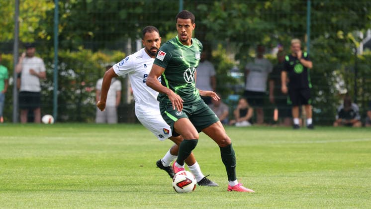 VfL vs SC Telstar, Testspiel Wolfsburg, 31.07.2026, Fußball, Herren, Saison 2026 2027, Testspiel, VfL Wolfsburg vs. SC Telstar, Robert Glatzel (VfL Wolfsburg) VW Arena Deutschland