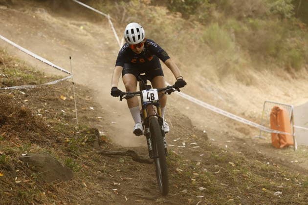 31.07.2026, Monteceneri, Monte Ceneri, 2026 UEC MTB European Championship, EM, Europameisterschaft XCR Team Relay s Final (cross country team relay) Estibaliz Sagardoy Zunzarren 4B (ESP, Elite Women) Monteceneri Monte Ceneri Ticino Switzerland Copyright: xJustPictures.ch FrancescoxMinghettix jp-en-FrMi-_NG_0101