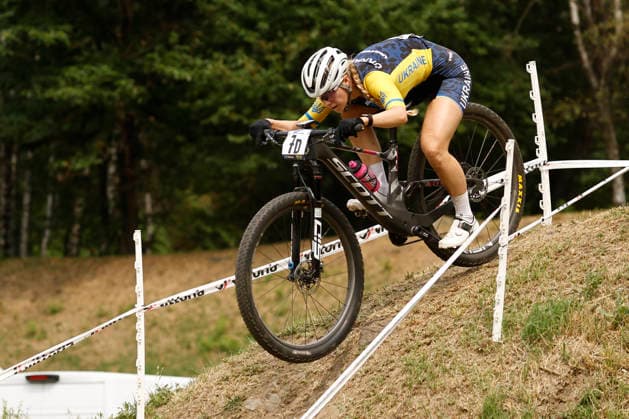 31.07.2026, Monteceneri, Monte Ceneri, 2026 UEC MTB European Championship, EM, Europameisterschaft XCR Team Relay s Final (cross country team relay) Mariia Sukhopalova 7D (UKR, U23 Women) Monteceneri Monte Ceneri Ticino Switzerland Copyright: xJustPictures.ch FrancescoxMinghettix jp-en-FrMi-_NG_0389