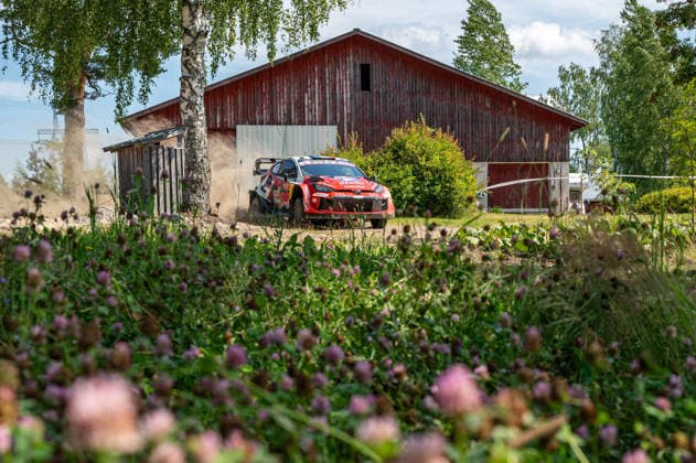 IPA87139509 - Sébastien Ogier (FRA) and Julien Ingrassia (FRA) in a Toyota GR Yaris Rally1 from Toyota Gazoo Racing WRT in action during the FIA WRC, Motorsport Rallye, WM SECTO RALLY FINLAND in Jyväskylä, Finland, July 30–August 2, 2026.  Copyright: xFedericoxManoni IPAxSportx xx 87139509