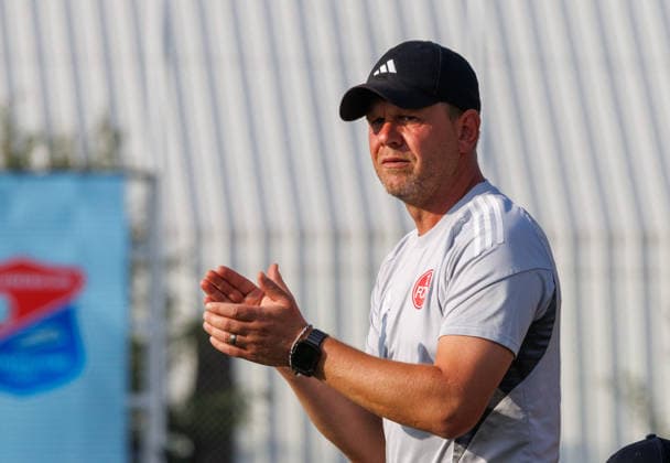 31.07.2026 - Fussball - Saison 2026 2027 - Regionalliga Bayern - 02. Spieltag: 1. FC Nürnberg FCN II ( Club ) - SpVgg Unterhaching - DaMa - xdaxmax - Andreas Andy Wolf (Trainer 1. FC Nürnberg FCN II ) applaudiert klatscht in die Hände