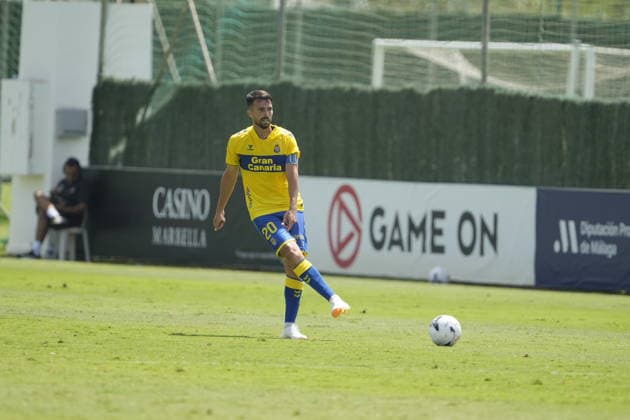 Kirian Rodriguez of Las Palmas during the friendly match between Las Palmas UD v Neom SC played at the Marbella Football Center, on July 31, 2026 in Spain Spain Copyright: xCristobalxOrtegax xAgenciaxLOFx