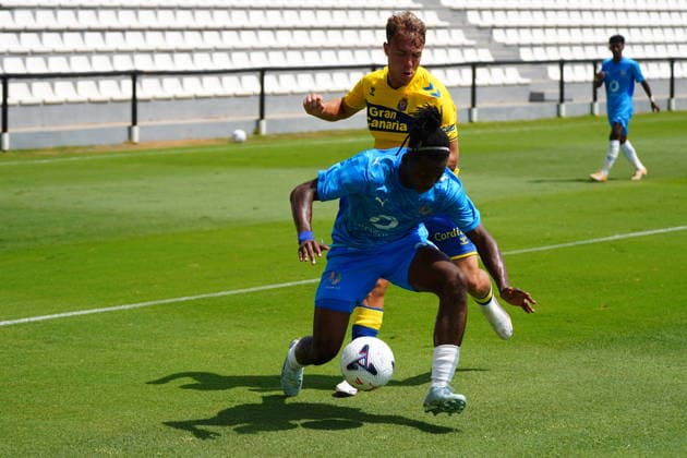 Elias romero of Las Palmas during the friendly match between Las Palmas UD v Neom SC played at the Marbella Football Center, on July 31, 2026 in Spain Spain Copyright: xCristobalxOrtegax xAgenciaxLOFx