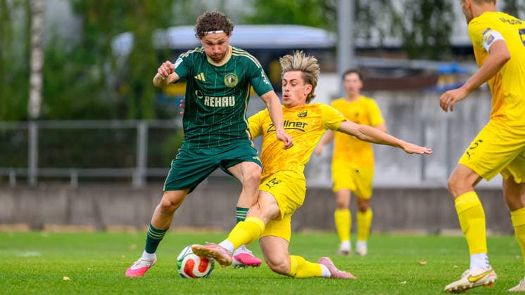 31.07.2026 - Fussball - Saison 2026 2027 - Regionalliga Bayern - 02. Spieltag: SC Eltersdorf - DJK Vilzing - JoTe - xjoxtex - Valantis Floros (2, SC Eltersdorf ) Josef Gottmeier (14, DJK Vilzing )ä