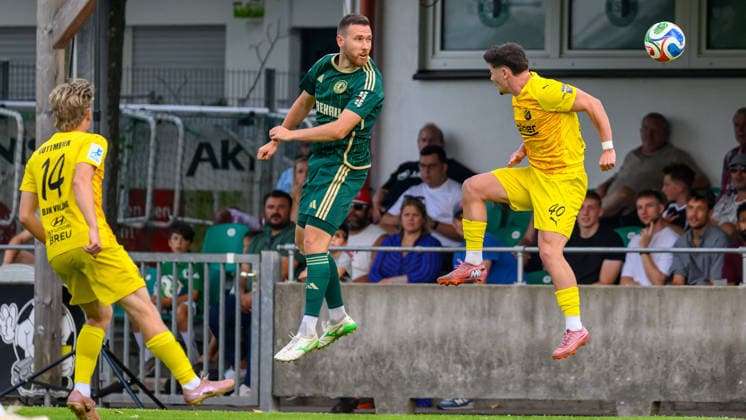 31.07.2026 - Fussball - Saison 2026 2027 - Regionalliga Bayern - 02. Spieltag: SC Eltersdorf - DJK Vilzing - JoTe - xjoxtex - Josef Gottmeier (14, DJK Vilzing ) Robin Renner (27, SC Eltersdorf ) Martin Tiefenbrunner (40, DJK Vilzing )