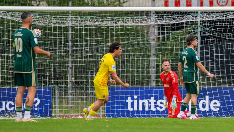 31.07.2026 - Fussball - Saison 2026 2027 - Regionalliga Bayern - 02. Spieltag: SC Eltersdorf - DJK Vilzing - JoTe - xjoxtex - Treffer Tor Torschuß Vilzing