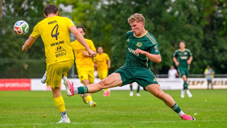 31.07.2026 - Fussball - Saison 2026 2027 - Regionalliga Bayern - 02. Spieltag: SC Eltersdorf - DJK Vilzing - JoTe - xjoxtex - Elija Härtl (4, DJK Vilzing ) Felix Rippert (42, SC Eltersdorf )