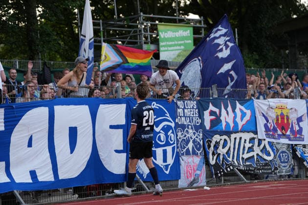 Fußball I Herren I Saison 2026-2027 I Regionalliga Nord I 1. Spieltag I SV Werder Bremen U23 - VfB Oldenburg I 31.07.2026 Tor Marc Schröder (20, VfB Oldenburg) Bremen Stadiongelände Platz 11 Bremen Deutschland Copyright: xLobeca JonasxBoningx
