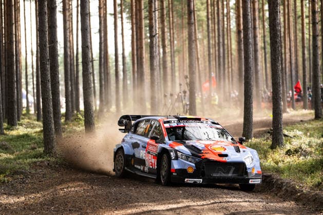 IPA87141801 - Driver Thierry Neuville and co-driver Martijn Wydaeghe of the Hyundai Shell Mobis World Rally Team, driving the Hyundai i20 N Rally1,are competing on the second day of the race during the FIA World Rally Championship WRC, Motorsport Rallye, WM Secto Rally Finland 2026 on June 31, 2026, in Jyväskylä, Finland  Copyright: xLucaxBarsali IPAxSportx xx 87141801