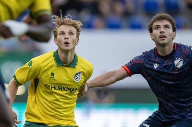 SITTARD , 31-07-2026 , Fortuna Sittard Stadium , pre season 2026 2027 , Dutch Eredivisie , football , friendly match between Fortuna Sittard and Apoel Nicosia , picture shows Fortuna Sittard player Nick de Groot Fortuan Sittard - Apoel Nicosia (friendly)  x205355961x Copyright: