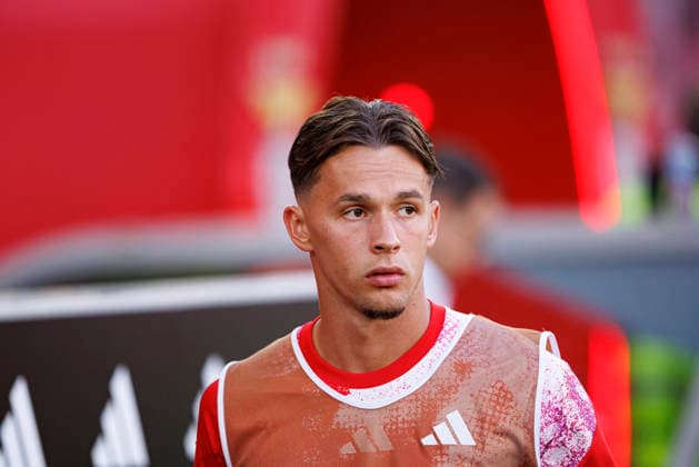 Amar Dedic seen during UEFA Europa League qualifying game between teams of SL Benfica and St. Gallen (Maciej Rogowski Ball Raw Images PT) Lisbon Estadio Da Luz Portugal Copyright: xMaciejxRogowskix maciejrogowski_slbenfica_stgallen_2627-95