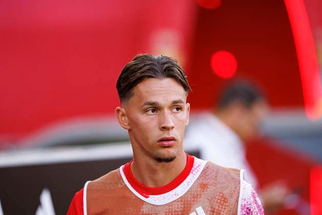 Amar Dedic seen during UEFA Europa League qualifying game between teams of SL Benfica and St. Gallen (Maciej Rogowski Ball Raw Images PT) Lisbon Estadio Da Luz Portugal Copyright: xMaciejxRogowskix maciejrogowski_slbenfica_stgallen_2627-96