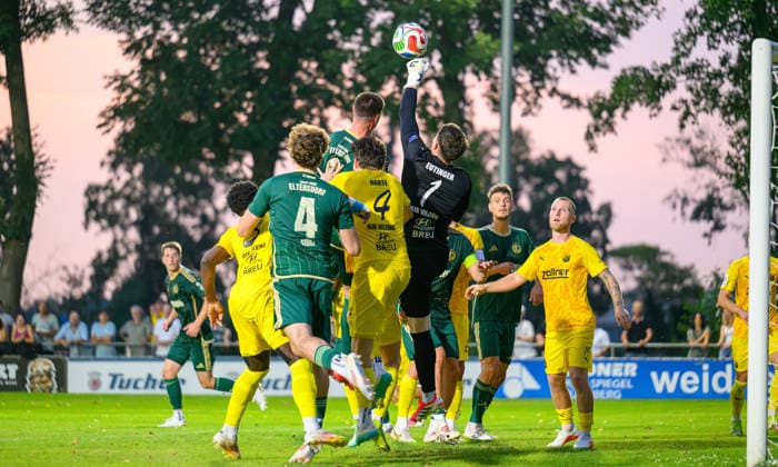 31.07.2026 - Fussball - Saison 2026 2027 - Regionalliga Bayern - 02. Spieltag: SC Eltersdorf - DJK Vilzing - JoTe - xjoxtex - Fabian Eutinger (1, DJK Vilzing )