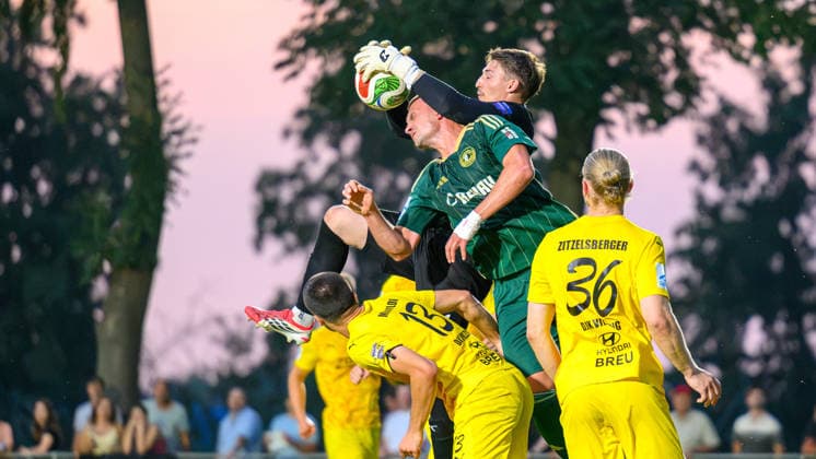 31.07.2026 - Fussball - Saison 2026 2027 - Regionalliga Bayern - 02. Spieltag: SC Eltersdorf - DJK Vilzing - JoTe - xjoxtex - Yannik Jassmann (9, SC Eltersdorf ) Fabian Eutinger (1, DJK Vilzing )