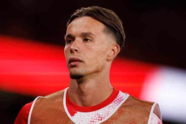 Amar Dedic seen during UEFA Europa League qualifying game between teams of SL Benfica and St. Gallen (Maciej Rogowski Ball Raw Images PT) Lisbon Estadio Da Luz Portugal Copyright: xMaciejxRogowskix maciejrogowski_slbenfica_stgallen_2627-237