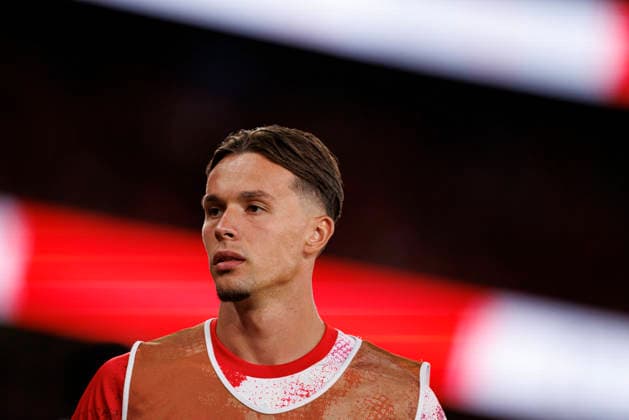 Amar Dedic seen during UEFA Europa League qualifying game between teams of SL Benfica and St. Gallen (Maciej Rogowski Ball Raw Images PT) Lisbon Estadio Da Luz Portugal Copyright: xMaciejxRogowskix maciejrogowski_slbenfica_stgallen_2627-238