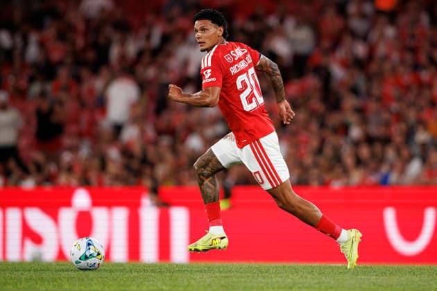 Richard Rios seen during UEFA Europa League qualifying game between teams of SL Benfica and St. Gallen (Maciej Rogowski Ball Raw Images PT) Lisbon Estadio Da Luz Portugal Copyright: xMaciejxRogowskix maciejrogowski_slbenfica_stgallen_2627-276