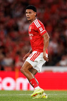 Richard Rios seen during UEFA Europa League qualifying game between teams of SL Benfica and St. Gallen (Maciej Rogowski Ball Raw Images PT) Lisbon Estadio Da Luz Portugal Copyright: xMaciejxRogowskix maciejrogowski_slbenfica_stgallen_2627-277