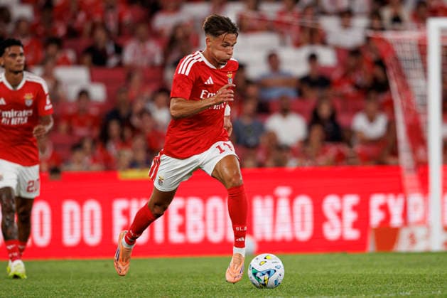 Amar Dedic seen during UEFA Europa League qualifying game between teams of SL Benfica and St. Gallen (Maciej Rogowski Ball Raw Images PT) Lisbon Estadio Da Luz Portugal Copyright: xMaciejxRogowskix maciejrogowski_slbenfica_stgallen_2627-288