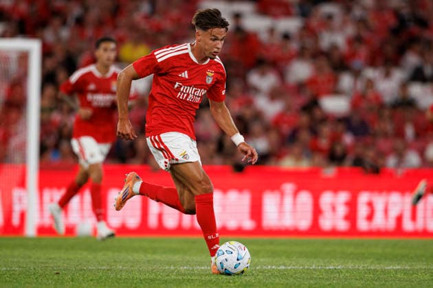 Amar Dedic seen during UEFA Europa League qualifying game between teams of SL Benfica and St. Gallen (Maciej Rogowski Ball Raw Images PT) Lisbon Estadio Da Luz Portugal Copyright: xMaciejxRogowskix maciejrogowski_slbenfica_stgallen_2627-289