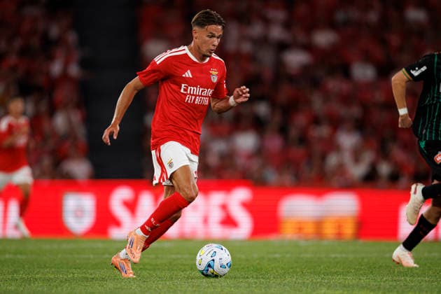 Amar Dedic seen during UEFA Europa League qualifying game between teams of SL Benfica and St. Gallen (Maciej Rogowski Ball Raw Images PT) Lisbon Estadio Da Luz Portugal Copyright: xMaciejxRogowskix maciejrogowski_slbenfica_stgallen_2627-292