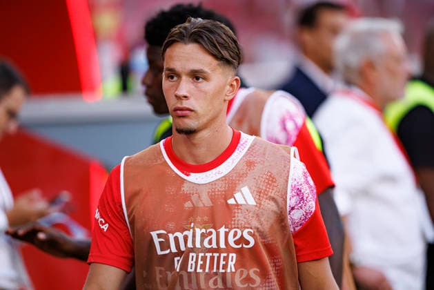 Amar Dedic seen during UEFA Europa League qualifying game between teams of SL Benfica and St. Gallen (Maciej Rogowski Ball Raw Images PT) Lisbon Estadio Da Luz Portugal Copyright: xMaciejxRogowskix maciejrogowski_slbenfica_stgallen_2627-93
