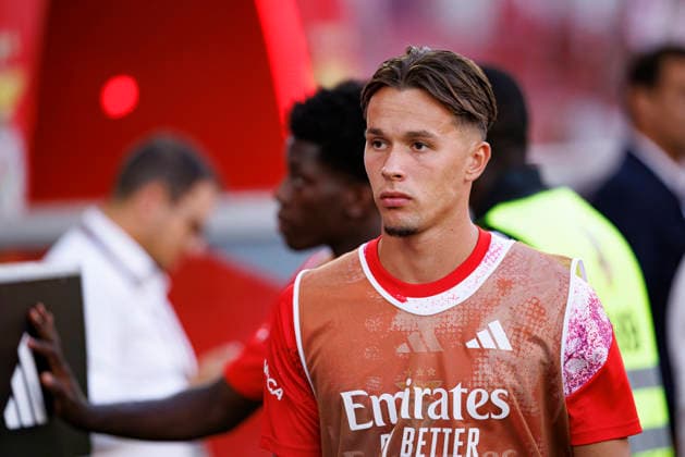 Amar Dedic seen during UEFA Europa League qualifying game between teams of SL Benfica and St. Gallen (Maciej Rogowski Ball Raw Images PT) Lisbon Estadio Da Luz Portugal Copyright: xMaciejxRogowskix maciejrogowski_slbenfica_stgallen_2627-94