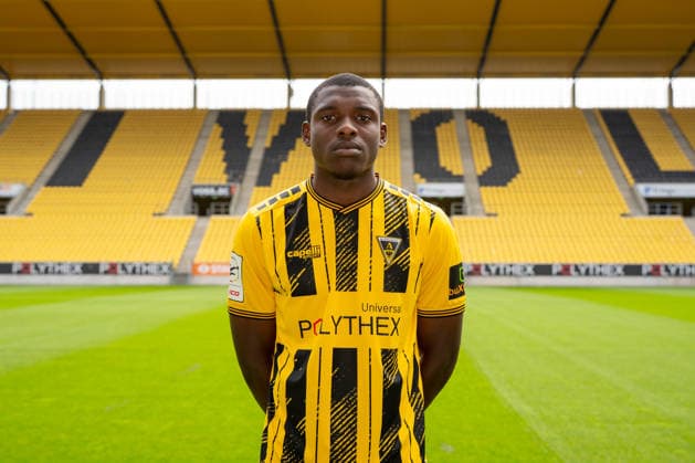 Emmanuel Elekwa; TSV Alemannia Aachen 1900 e. V.; 3. Liga, Portraettermin 2026 2027, GER, TSV Alemannia Aachen 1900 e. V., 3. Liga, Portraettermin 2026 2027 GER, TSV Alemannia Aachen 1900 e. V., 3. Liga, Portraettermin 2026 2027, Aachen Copyright: xEibner-Pressefoto J.xDerondeaux EP_JDU