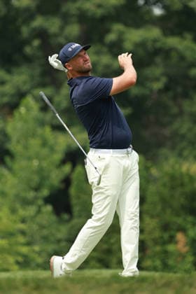 Rocket Classic DETROIT, MICHIGAN - JULY 31: Wyndham Clark of the United States reacts to his tee shot on the 9th hole during the second round of the Rocket Classic 2026 at the Detroit Country Club in Detroit, Michigan, MI, USA Friday, July 31, 2026. Detroit Michigan United States  Copyright: xJorgexLemusx originalFilename:lemus-rocketcl260731_npELu.jpg