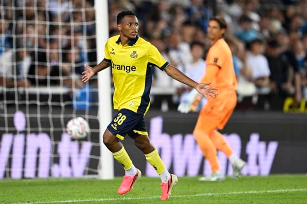 Club Brugge v Royale Union Saint-Gilloise - Volkswagen Supercup 2026 BRUGGE, BELGIUM - JULY 31 : Mokofeng Relebohile of Union scoring the final penalty during the Volkswagen Supercup 2026 match between Club Brugge and Royale Union Saint-Gilloise on July 31, 2026 in Brugge, Belgium, 31 07 2026 Brugge Belgium  Copyright: xNicoxVereeckenx