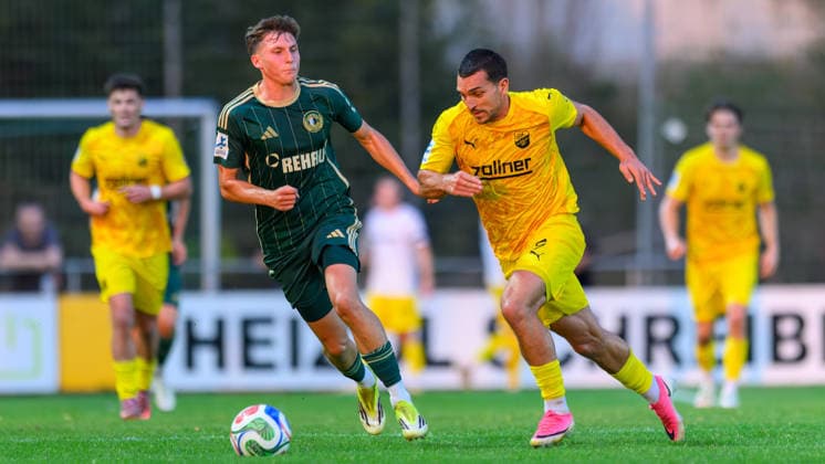 31.07.2026 - Fussball - Saison 2026 2027 - Regionalliga Bayern - 02. Spieltag: SC Eltersdorf - DJK Vilzing - JoTe - xjoxtex - Marco Niedermayer (16, SC Eltersdorf ) Andreas Jünger (9, DJK Vilzing )