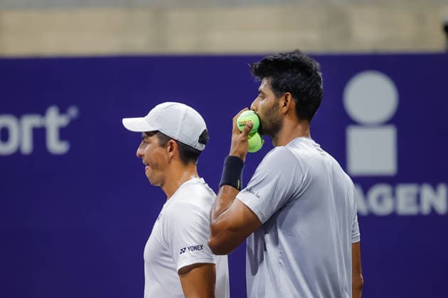 LOS CABOS TENNIS OPEN 2026 LOS CABOS TENNIS OPEN 2026 GONZALO ESCOBAR NIKI KALIYANDA VS FINN REYNOLDS JAMES WATT 31072026 LOS CABOS, MEXICO. Action photo of Gonzalo Escobar and Niki Kaliyanda, during semi final match at the Los Cabos Tennis Open 2026 at the Cabo Sports Complex in Baja California, Mexico. Foto de accion de Gonzalo Escobar y Niki Kaliyanda, durante juego semi final del Los Cabos Tennis Open 2026 celebrado en el Cabo Sports Complex en Baja California, Mexico. PHOTO BY IMAGENSHOP AGENCIA FOTOGRAFICA LOS CABOS BAJA CALIFORNIA MEXICO Copyright: xIMAGENSHOPxAGENCIAxFOTOGRAFICAx