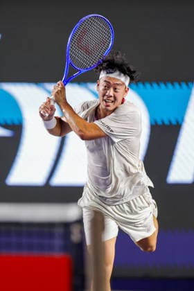 LOS CABOS TENNIS OPEN 2026 LOS CABOS TENNIS OPEN 2026 COLEMAN WONG VS ARTHUR GEA 31072026 LOS CABOS, MEXICO. Action photo of Coleman Wong of Hong Kong, during semi final match at the Los Cabos Tennis Open 2026 at the Cabo Sports Complex in Baja California, Mexico. Foto de accion de Coleman Wong de Hong Kong, durante juego semi final del Los Cabos Tennis Open 2026 celebrado en el Cabo Sports Complex en Baja California, Mexico. PHOTO BY IMAGENSHOP AGENCIA FOTOGRAFICA LOS CABOS BAJA CALIFORNIA MEXICO Copyright: xIMAGENSHOPxAGENCIAxFOTOGRAFICAx