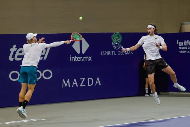LOS CABOS TENNIS OPEN 2026 LOS CABOS TENNIS OPEN 2026 RYAN SEGGERMAN PATRICK TRHAC VS ORLANDO LUZ RAFAEL MATOS 31072026 LOS CABOS, MEXICO. Action photo of Ryan Seggerman and Patrick Trhac during semi final match at the Los Cabos Tennis Open 2026 at the Cabo Sports Complex in Baja California, Mexico. Foto de accion de Ryan Seggerman and Patrick Trhac, durante juego semi final del Los Cabos Tennis Open 2026 celebrado en el Cabo Sports Complex en Baja California, Mexico. PHOTO BY IMAGENSHOP AGENCIA FOTOGRAFICA LOS CABOS BAJA CALIFORNIA MEXICO Copyright: xIMAGENSHOPxAGENCIAxFOTOGRAFICAx