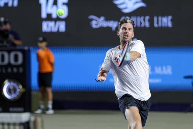 LOS CABOS TENNIS OPEN 2026 LOS CABOS TENNIS OPEN 2026 CAMERON NORRIE VS DENIS SHAPOVALOV 31072026 LOS CABOS, MEXICO. Action photo of Cameron Norrie of the United Kingdom, during semi final match at the Los Cabos Tennis Open 2026 at the Cabo Sports Complex in Baja California, Mexico. Foto de accion de Cameron Norrie del Reino Unido, durante juego semi final del Los Cabos Tennis Open 2026 celebrado en el Cabo Sports Complex en Baja California, Mexico. PHOTO BY IMAGENSHOP AGENCIA FOTOGRAFICA LOS CABOS BAJA CALIFORNIA MEXICO Copyright: xIMAGENSHOPxAGENCIAxFOTOGRAFICAx