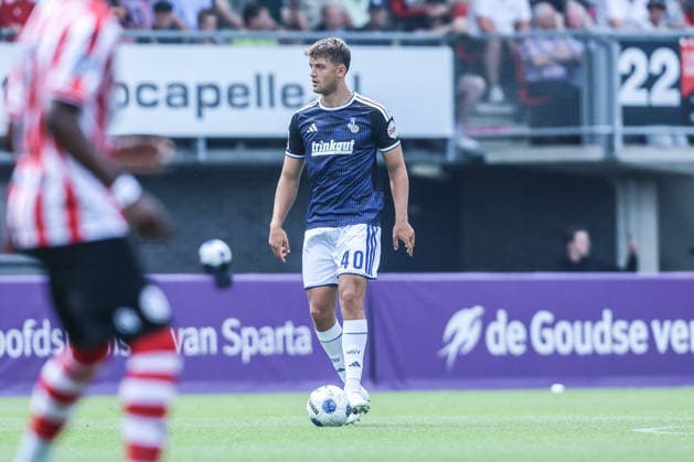 Fussball, 3.Liga Saison 2026 2027 Testspiel Sparta Rotterdam - MSV Duisburg 01.08.2026, Sparta Stadion Het Kasteel Ben Schlicke (MSV Duisburg, 40) Rotterdam Sparta Stadion Het Kasteel Niederlande