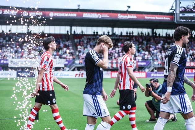 Fussball, 3.Liga Saison 2026 2027 Testspiel Sparta Rotterdam - MSV Duisburg 01.08.2026, Sparta Stadion Het Kasteel Dominik Kother (MSV Duisburg, 11) Rotterdam Sparta Stadion Het Kasteel Niederlande
