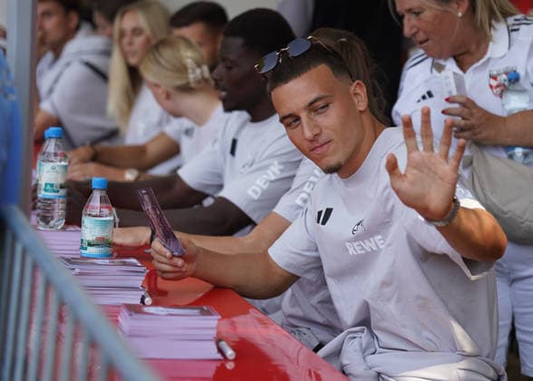 01.08.2026, Fussball, Köln, 1. FC Köln Saisoneröffnung, Said El Mala, FC Köln, Autogrammstunde,