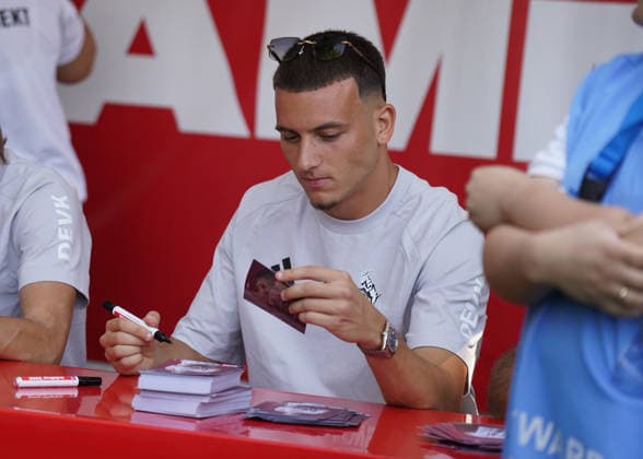 01.08.2026, Fussball, Köln, 1. FC Köln Saisoneröffnung, Said El Mala, FC Köln, Autogrammstunde,