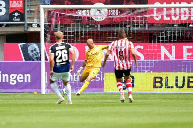 Friendly: Sparta Rotterdam v MSV Duisburg Rotterdam - Goalkeeper Filip Bednarek of Sparta Rotterdam during a friendly in preparation of the 2026 2027 season. The match is set between Sparta Rotterdam and MSV Duisburg at Het Kasteel on 1 August 2026 in Rotterdam, The Netherlands. (Hero Images Danny de Groot) Copyright: xDannyxdexGrootx