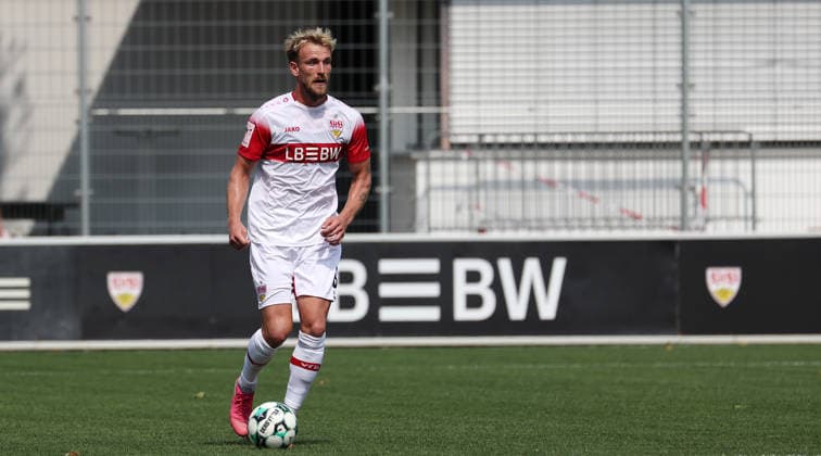 2026.08.01, Deutschland, Stuttgart, Fußball VfB Stuttgart II vs. FC Astoria Walldorf, Alexander Groiß (VfB)
