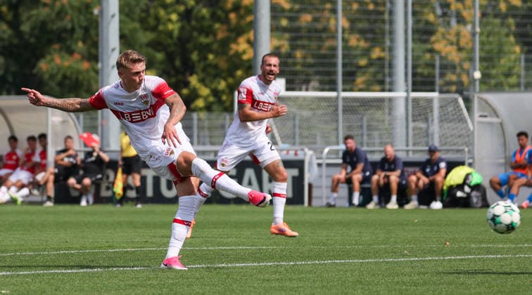 2026.08.01, Deutschland, Stuttgart, Fußball VfB Stuttgart II vs. FC Astoria Walldorf, Veit Stange (VfB)