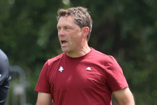 01.08.2026, xrekx, Fussball Testspiel, FC Metz - 1.FC Kaiserslautern v.l. Luc Holtz Trainer (FC Metz) (DFL DFB REGULATIONS PROHIBIT ANY USE OF PHOTOGRAPHS as IMAGE SEQUENCES and or QUASI-VIDEO) Metz