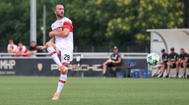 2026.08.01, Deutschland, Stuttgart, Fußball VfB Stuttgart II vs. FC Astoria Walldorf, Dominik Nothnagel (VfB)