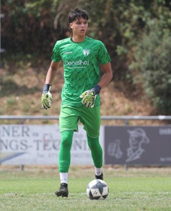 Freiberg , Fußball U19 DFB Pokal Junioren SGV Heilbronn-Freiberg vs. VfL Wolfsburg , Rayan Safi ( SGV )