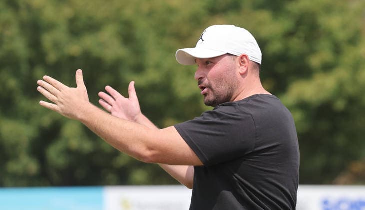 Freiberg , Fußball U19 DFB Pokal Junioren SGV Heilbronn-Freiberg vs. VfL Wolfsburg , Ihsan Basaran ( SGV )