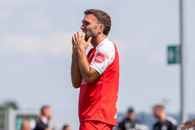 Fußball Regionalliga Staffel West 1. Spieltag SV Westfalia Rhynern - Sportfreunde Siegen am 01.08.2026 im Kümpel + Hellmeister Arena im Westfalia Sportpark in Hamm-Rhynern Eros Dacaj ( Siegen )