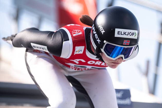 Wisla 01.08.2026 Ski jumping, Skispringen, Ski, nordisch FIS Summer Grand Prix 2026 on Adam Malysz Wisla Malinka Hill. Day 1. Women s Training --- Skoki Narciarskie. FIS Letnie Grand Prix 2026 na Skoczni im. Adama Malysza w Wisle Malince. Dzien 1. Trening Kobiet Persons shown : Eirin Maria Kvandal Fot. Kai Taller Arena Akcji NEWSPIX.PL --- newspix.pl POLAND OUT! 
