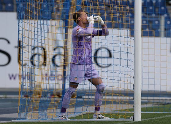 Torhueter Ron Thorben Hoffmann (Eintracht Braunschweig) Fussball, Herren, Saison 2026 2027 2.BL, Eintracht Stadion, Eintracht Braunschweig gegen RAAL La Louviere, Saisonvorbereitung, Testspiel, 0-0 DFL REGULATIONS PROHIBIT ANY USE OF PHOTOGRAPHS AS IMAGE SEQUENCES AND OR QUASI-VIDEO.